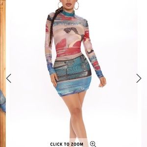 Fashion Nova Dress worn 1X